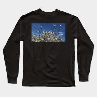 glowing springtime fruit blossom in glowing style Long Sleeve T-Shirt